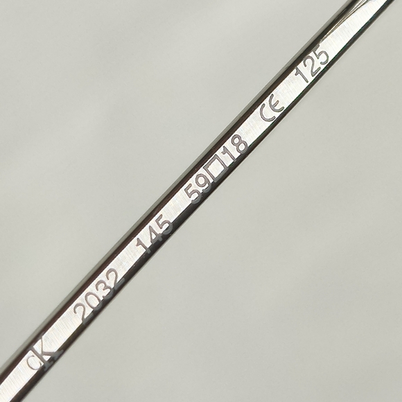 True Vintage Calvin Klein Sunglasses CK 2032 Silver Rare Collectible Frames - Picture 7 of 8